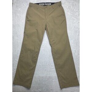 Eddie Bauer Men’s Khaki Pants 34x30 Beige Casual Chino Stretch